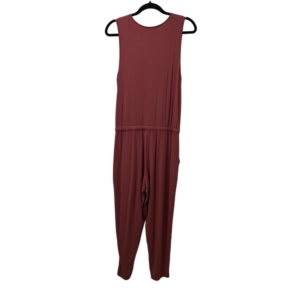 NWT Michael Stars Dusty Rose Sleeveless Jumpsuit - Picture 5 of 6